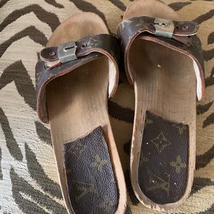 Vintage customized sandals